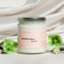 Load image into Gallery viewer, Homecoming Candles Coconut Milk + Santal Soy Wax Candle