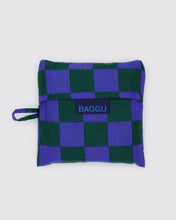 Load image into Gallery viewer, Baggu Standard Reuseable Bag - Iris Green Check