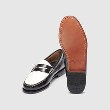 Load image into Gallery viewer, G.H. Bass Whitney Weejuns Loafer - Black/White