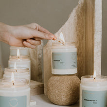Load image into Gallery viewer, Homecoming Candles Oakmoss + Sage Soy Wax Candle