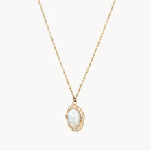 Load image into Gallery viewer, Bluboho Moonstone Diamond Mood Necklace
