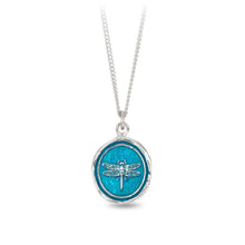 Load image into Gallery viewer, Pyrrha Dragonfly Talisman - Capri Blue