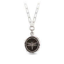 Load image into Gallery viewer, Pyrrha Dragonfly Small Paperclip Talisman