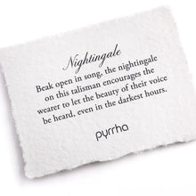 Load image into Gallery viewer, Pyrrha Nightingale Talisman