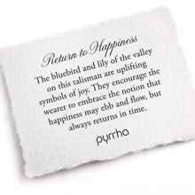 Load image into Gallery viewer, Pyrrha Return To Happiness Talisman - Capri Blue