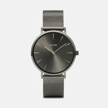 Load image into Gallery viewer, Cluse Boho Chic Mesh Dark Grey Watch