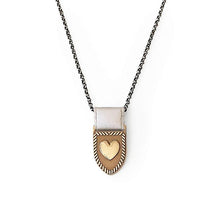 Load image into Gallery viewer, Love Medals Heart Shield Necklace