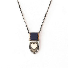 Load image into Gallery viewer, Love Medals Heart Shield Necklace