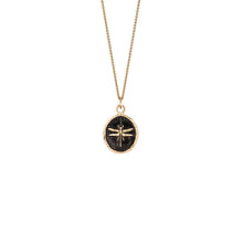 Load image into Gallery viewer, Pyrrha Dragonfly 14K Gold Talisman