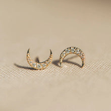 Load image into Gallery viewer, Bluboho Moonlight Crescent Earrings