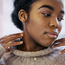 Load image into Gallery viewer, Little Gold Blow to the Heart Stud Earrings