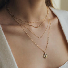 Load image into Gallery viewer, Bluboho Tie Dye Moon Child Medallion Necklace