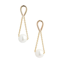 Load image into Gallery viewer, Poppy Finch Petite Hourglass Pearl Earrings
