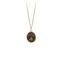 Load image into Gallery viewer, Pyrrha Tireless 14K Gold Talisman
