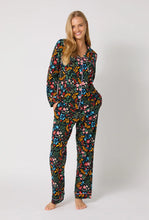 Load image into Gallery viewer, Bedhead Long Sleeve Stretch Jersey PJ Set - Winter Blooms
