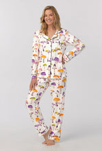 Load image into Gallery viewer, Bedhead Long Sleeve Classic Stretch Jersey PJ Set - Dazzling Mushrooms
