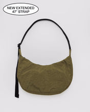 Load image into Gallery viewer, Baggu Medium Nylon Crescent Bag - Seaweed
