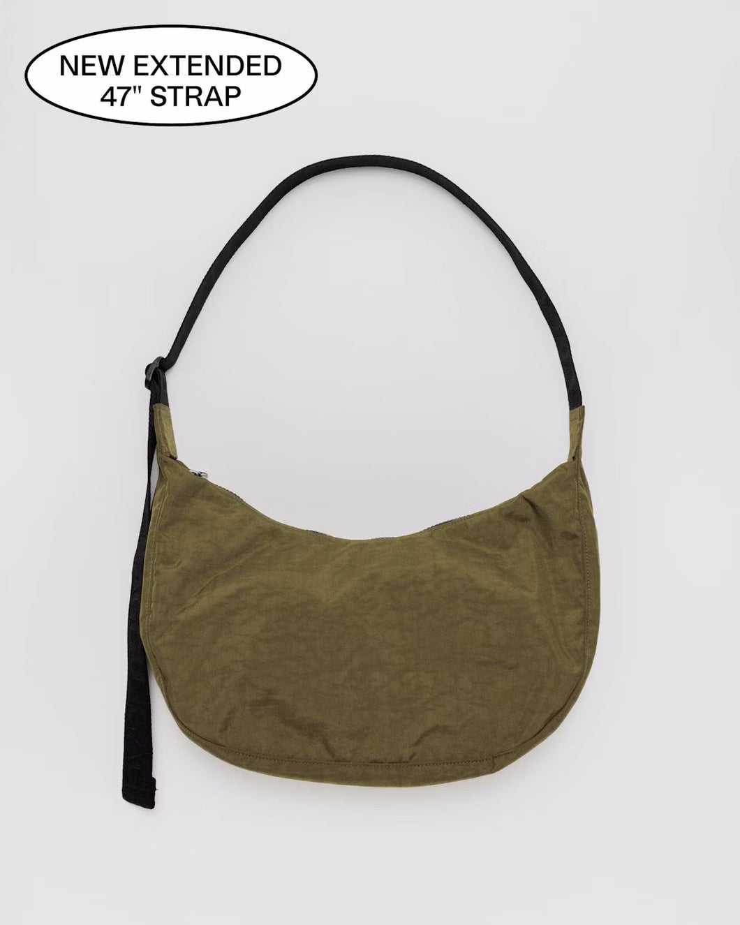 Baggu Medium Nylon Crescent Bag - Seaweed