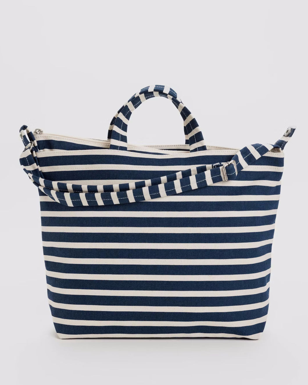 Baggu Horizontal Zip Duck Bag - Navy Stripe