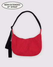 Load image into Gallery viewer, Baggu Medium Nylon Crescent Bag - Candy Apple
