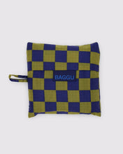 Load image into Gallery viewer, Baggu Standard Reuseable Bag - Pear Navy Check
