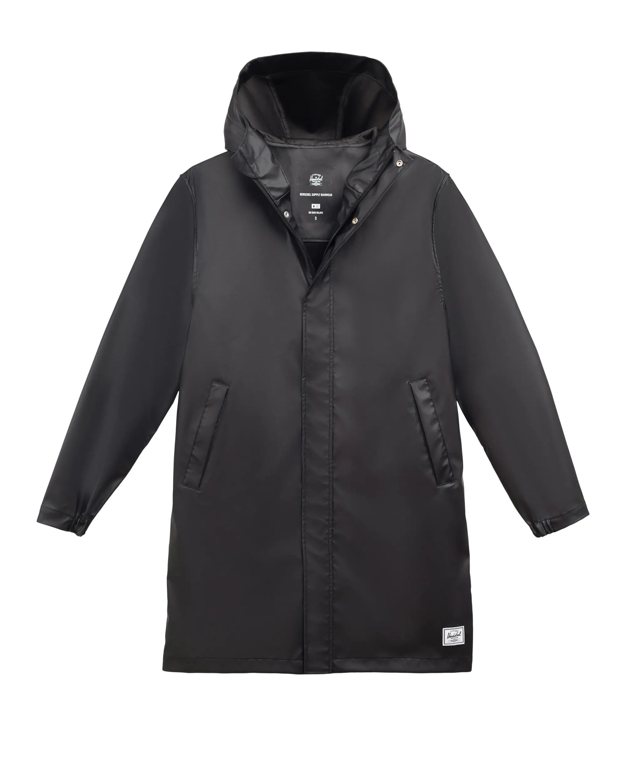 ジャケット・アウター FRONT ZIP LONG COAT Herschel Long Classic Rain Jacket – Nicholas Randall Oak Bay