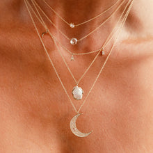 Load image into Gallery viewer, Bluboho Moonstone Diamond Mood Necklace
