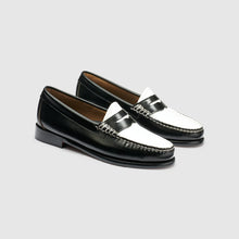 Load image into Gallery viewer, G.H. Bass Whitney Weejuns Loafer - Black/White
