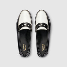 Load image into Gallery viewer, G.H. Bass Whitney Weejuns Loafer - Black/White
