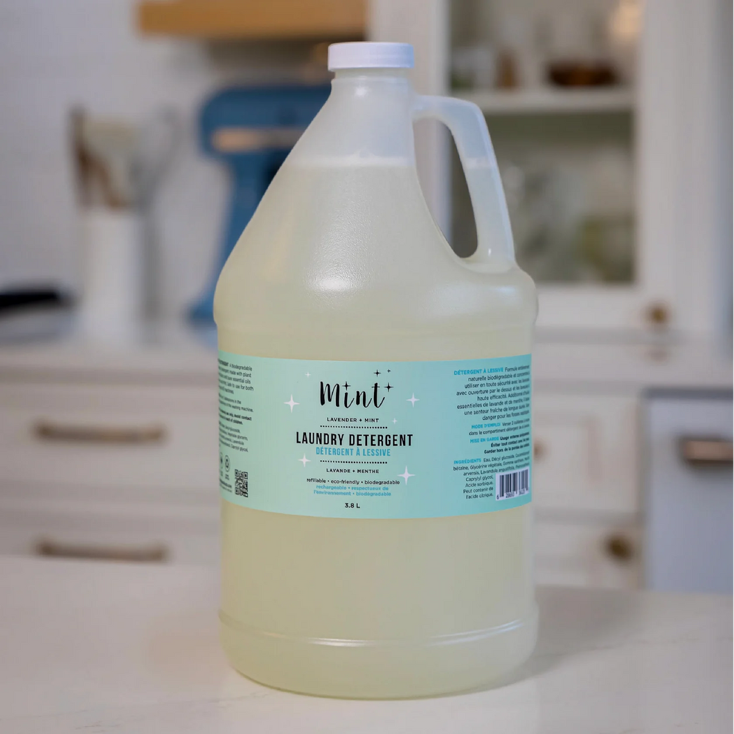 Mint Laundry Detergent Refill Jug