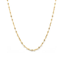 Load image into Gallery viewer, Poppy Finch Petite Oval Shimmer Necklace
