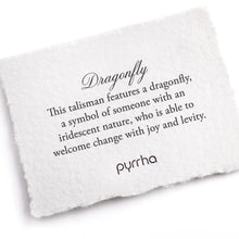 Load image into Gallery viewer, Pyrrha Dragonfly Small Paperclip Talisman
