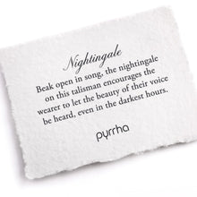 Load image into Gallery viewer, Pyrrha Nightingale Talisman - Capri Blue
