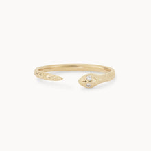 Load image into Gallery viewer, Bluboho Revival Diamond Snake Ring
