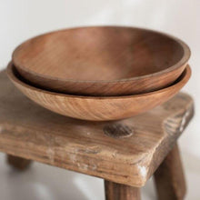 Load image into Gallery viewer, Elise Mclauchlan Shallow Maple Serving Bowl
