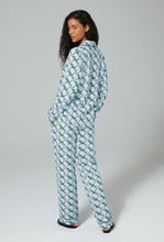 Load image into Gallery viewer, Bedhead X Trina Turk Hounds Long Sleeve Classic Stretch Jersey PJ Set
