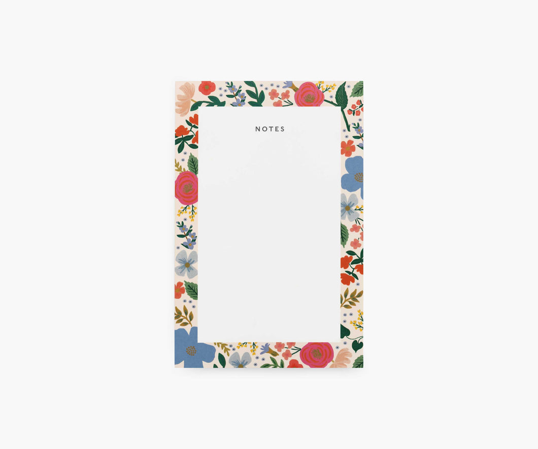 Rifle Paper Co. Wild Rose Blank Notepad