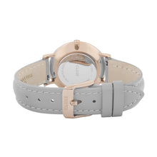 Load image into Gallery viewer, Cluse Minuit Leather Rose Gold White/Grey
