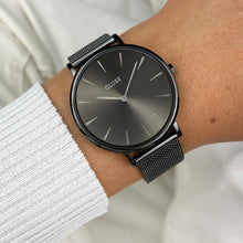 Load image into Gallery viewer, Cluse Boho Chic Mesh Dark Grey Watch
