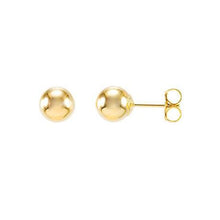 Load image into Gallery viewer, Poppy Finch Gold Ball Studs

