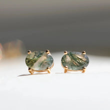 Load image into Gallery viewer, Little Gold Tidal Pool Stud Earrings
