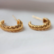 Load image into Gallery viewer, Little Gold Ellie Hoop Earrings
