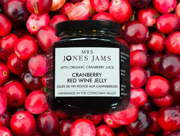 Mrs Jones Jams Cranberry and Red Wine Jelly