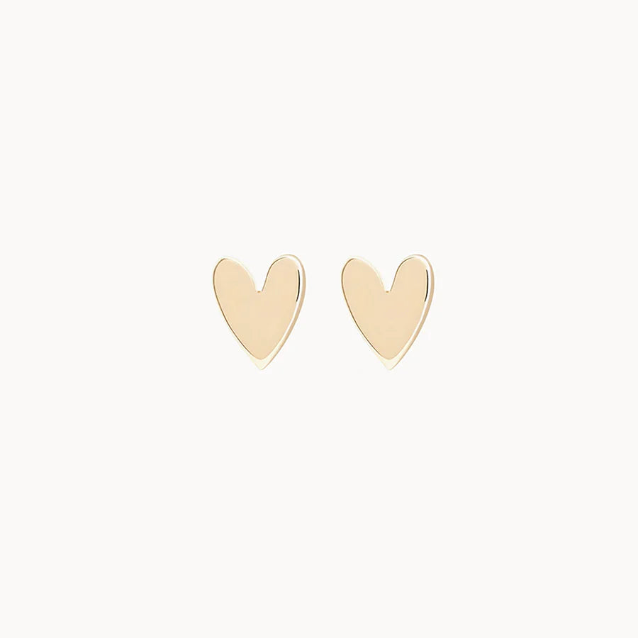 Bluboho Everyday Larger Lovely Heart Earrings