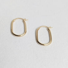 Load image into Gallery viewer, Little Gold Airy Hoop Earrings
