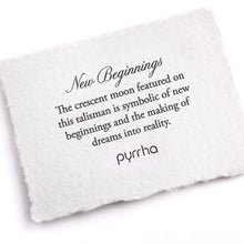 Load image into Gallery viewer, Pyrrha New Beginnings 14K Gold Talisman
