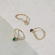 Load image into Gallery viewer, Studio Grun Drip Ring in Green Onyx
